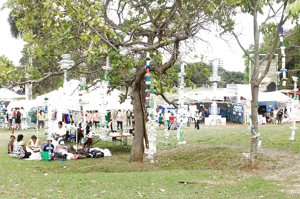 Creatividad. El Festival abierto demostró que Panamá cada vez recicla más. Y que arte y reciclaje se saludan. ()