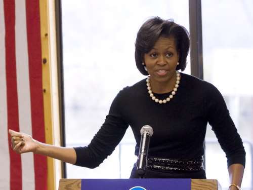 La primera dama de Estados Unidos, Michelle Obama. Foto:Archivo.