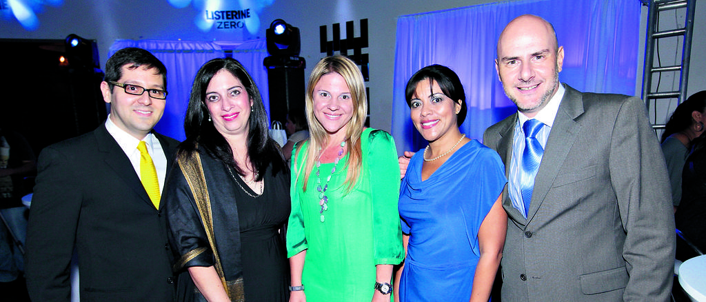 Leonardo Ramírez, Ivette de Delgado, Ana María Preciado, Lury Soto y José Pelino.()