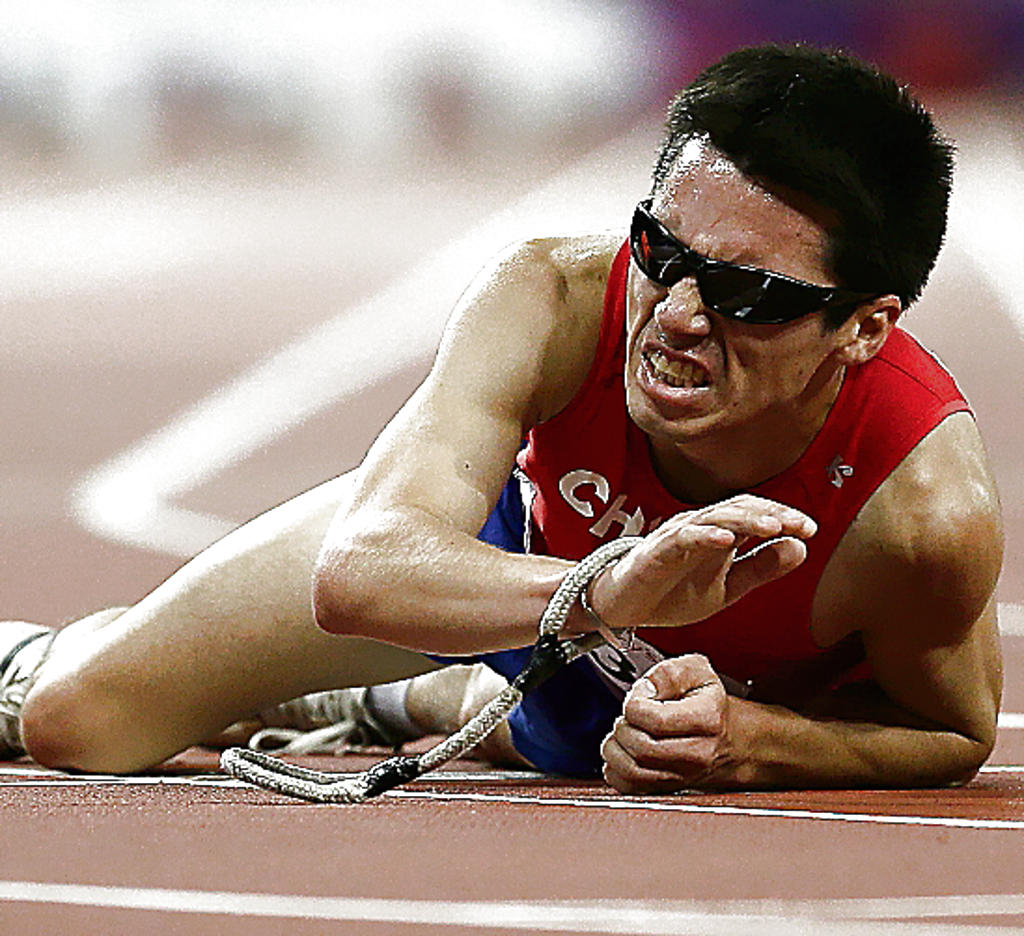 Ganador. Cristian Valenzuela celebra.(AP)
