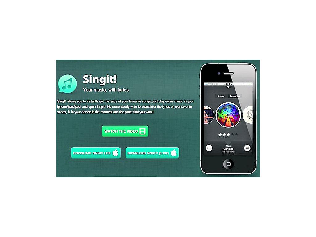 Buscar la letra de una canción para poder cantarla ya no es un problema. Esta app destaca por mostrar las letras de las canciones que se están escuchando y sus traducciones.()