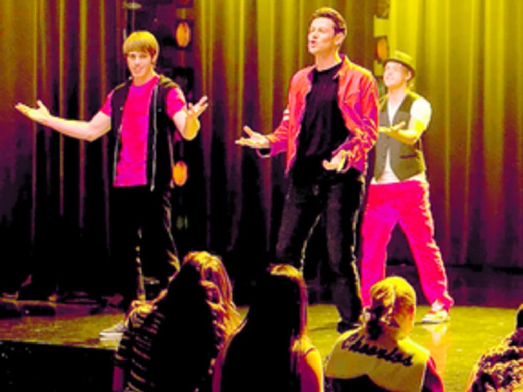 Cory durante una de sus actuaciones en Glee.(Archivo)