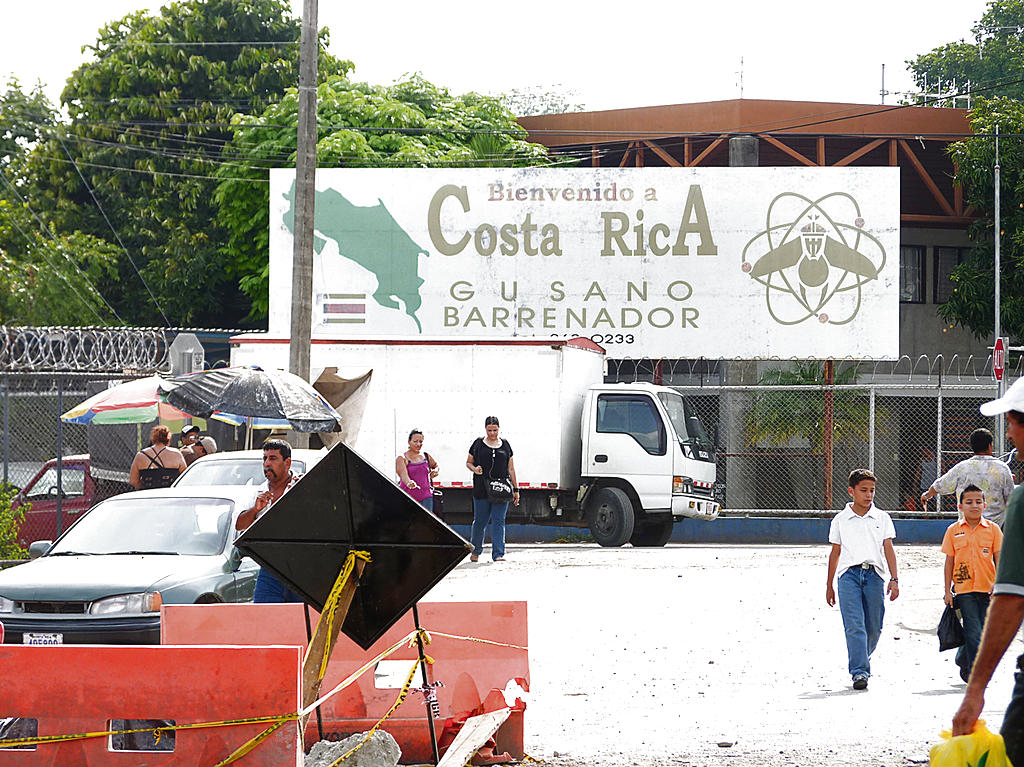 Entrada. Sector fronterizo de Paso Canoas.(ARCHIVO)
