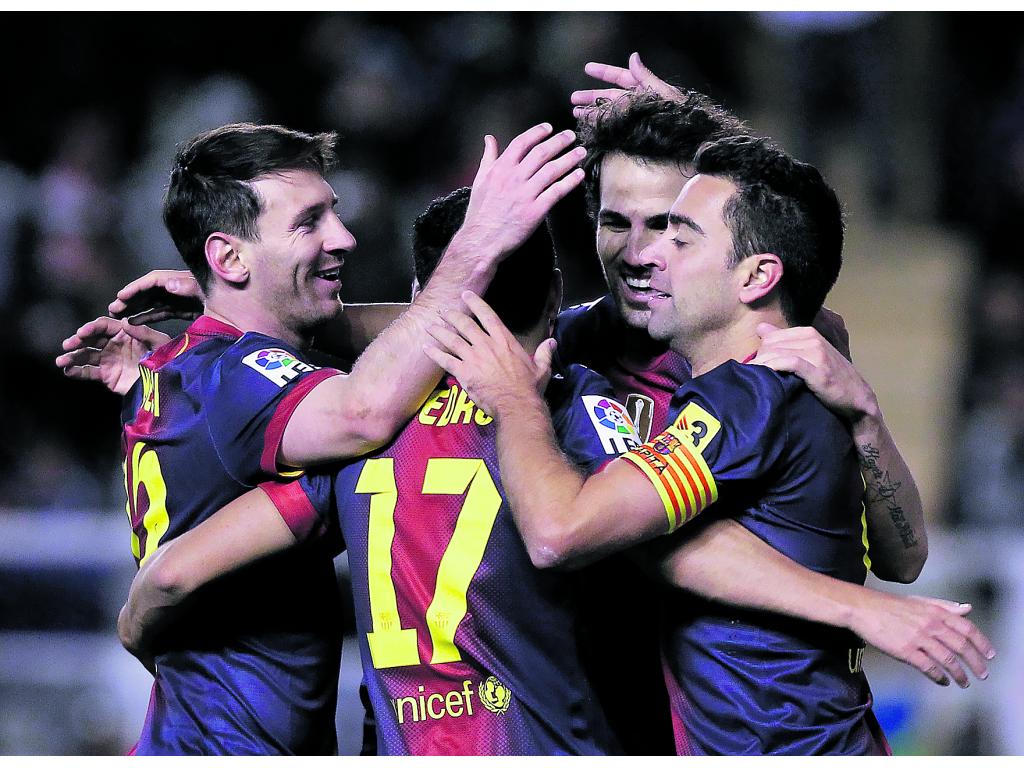 Prioridad. Para Messi, el equipo es primero.(AP)
