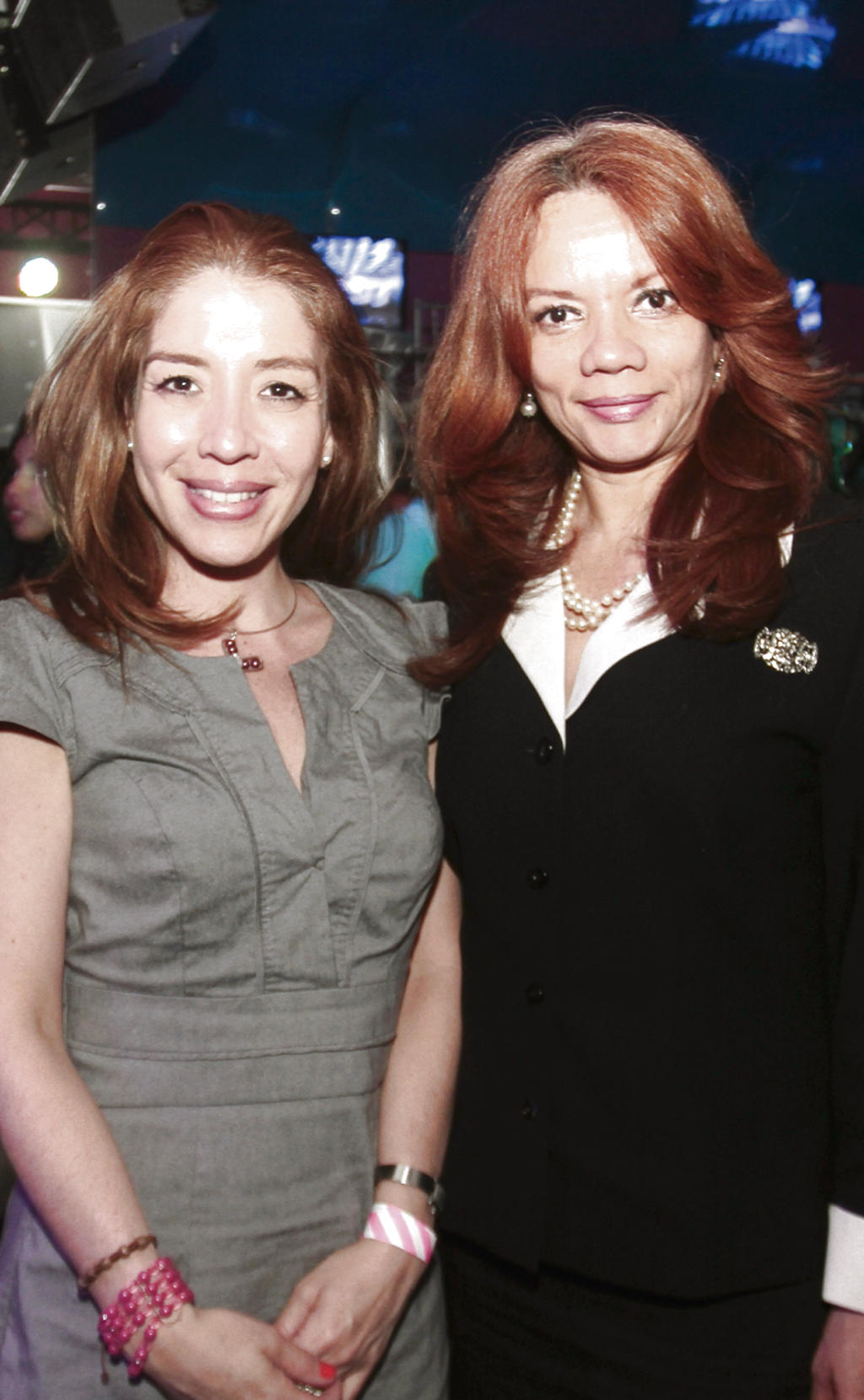 Xenia Aguilar y Carmen Retally.()