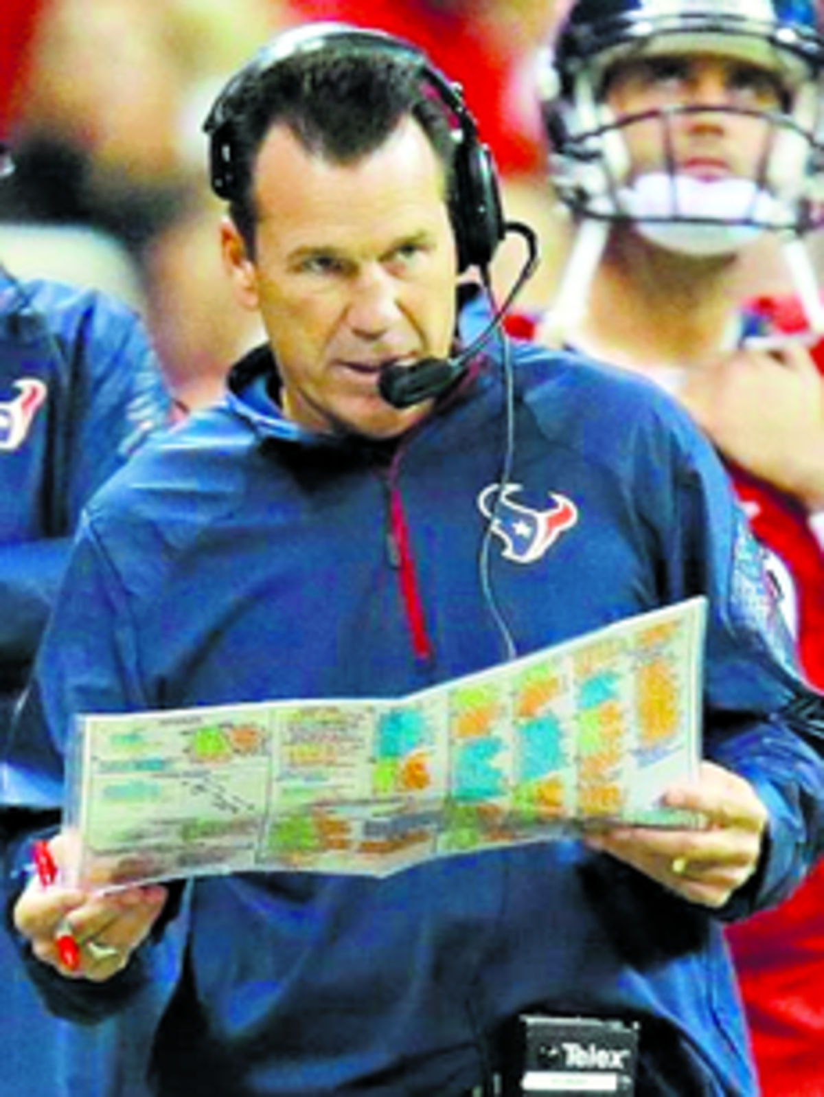 El entrenador de Houston, Gary Kubiak, volvió tras el infarto.(AP)