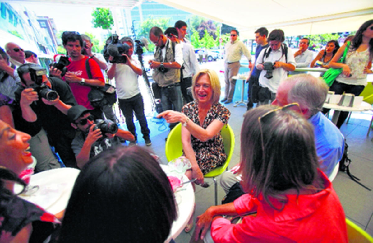 Evelyn Matthei cuenta con el 14% de la preferencia electoral.(AP)