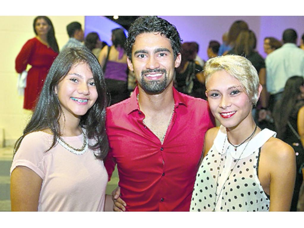 4. Karlys Polo, Andrés Méndez y Anamaría Grassi.
