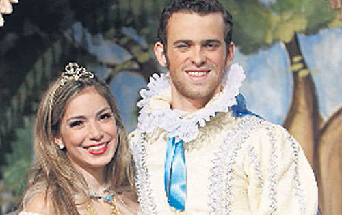<p>Los amorosos príncipes.</p>