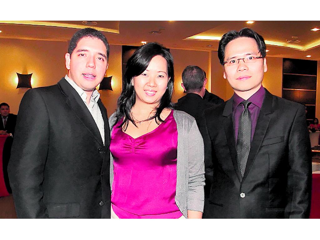 José Lau, Catalina Shun y Samy Hau.()
