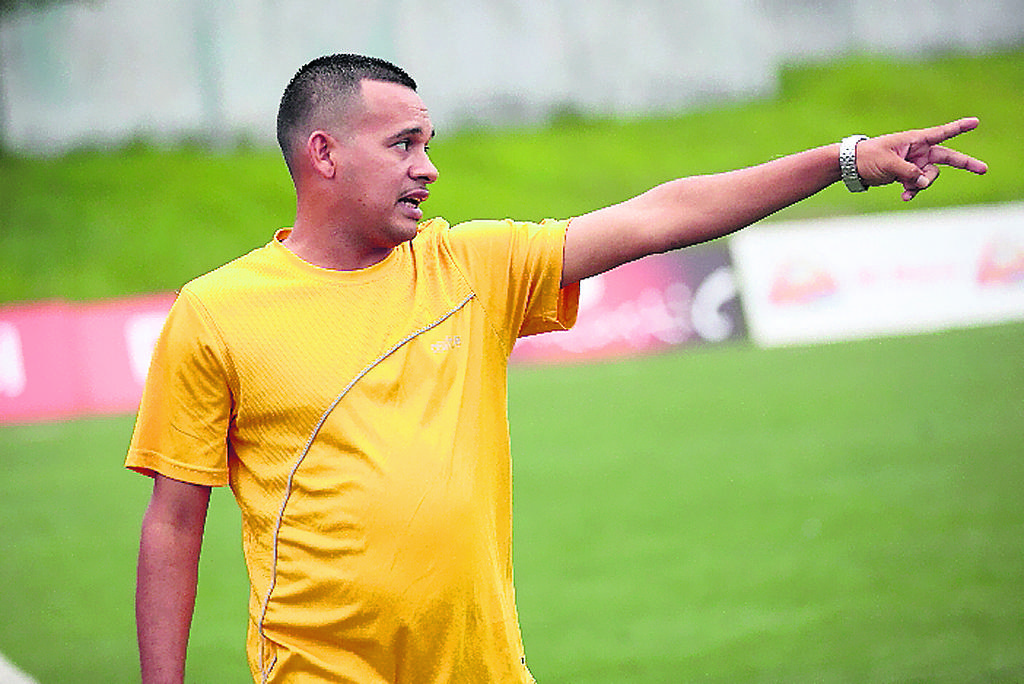 Técnico. Mario Cholito Méndez, técnico de Chiriquí.(Anayansi Gamez)