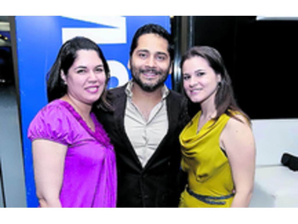 5. Koy González, Jesús Cedeño y Graciela Henríquez.