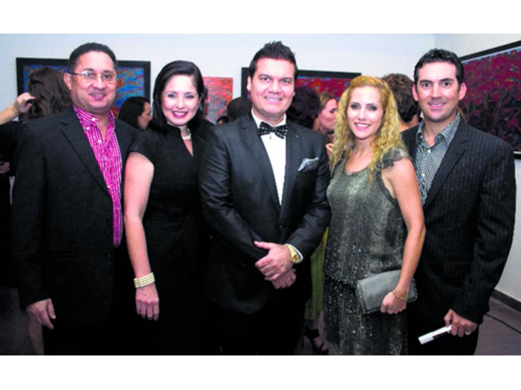 3. Luis Carlos Moreno, Adda de Moreno, Pedro Oliva, Carolina de Barletta y Gabriel Barletta.