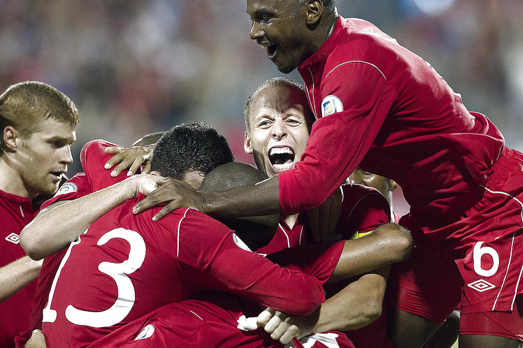 Alegría. Los canadienses celebran por todo lo alto.()
