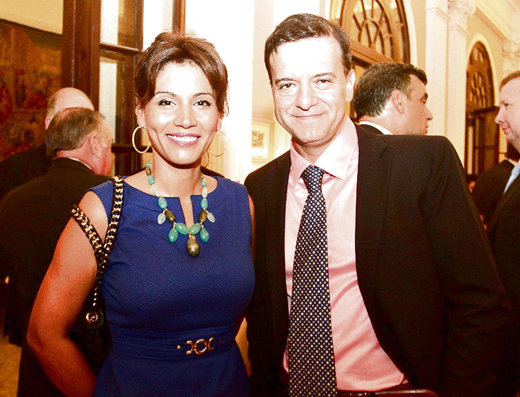 Ana María Legendre y Dino Desiati.()