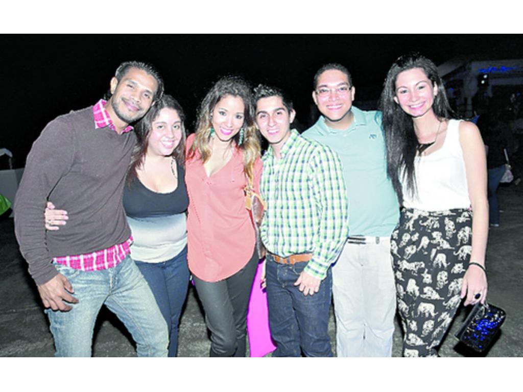 5. Dan Mela, Ángela Barcasnegras, Shany Quijada, Alejandro Fábrega, Alexander Stephenson y Virginia Laniado.