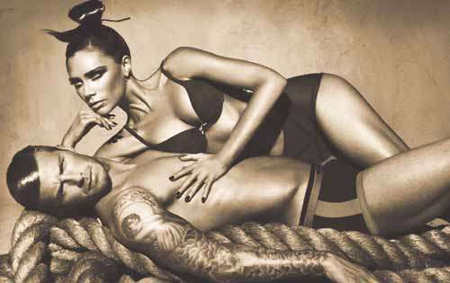 <p>Imagen. Los Beckham para Emporio Armani Underwear.</p>