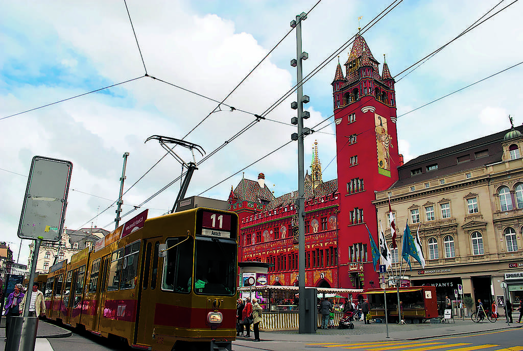 Trenes. Conectan Basilea con ciudades francesas y alemanas.()