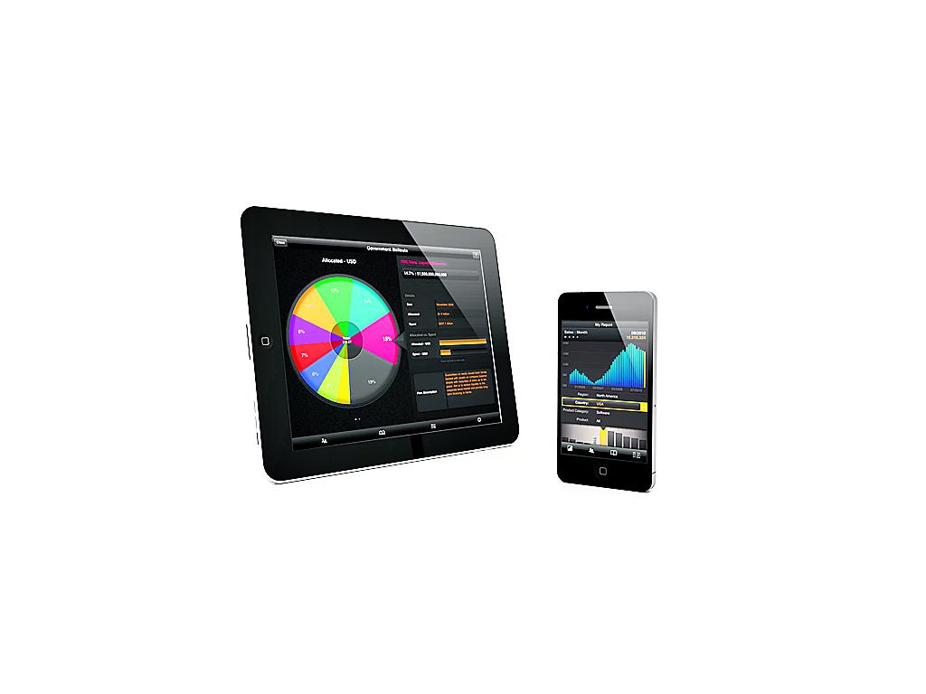 La atractiva app de negocios permite convertir datos de formatos Excel, HTML, CSV, Google Docs, entre otros, en visiualizaciones interactivas diseñadas para el iPhone, iPad e iPad Mini.()