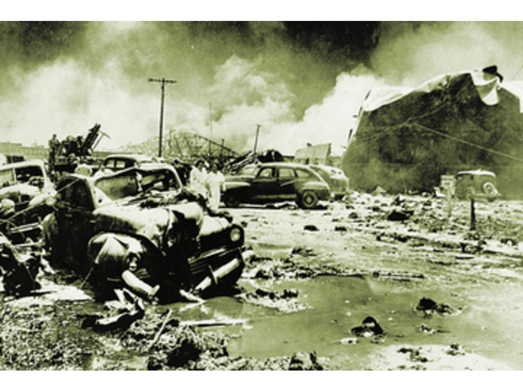 El 16 de abril de 1947 hubo una explosión en una refinería en Texas.(AP)