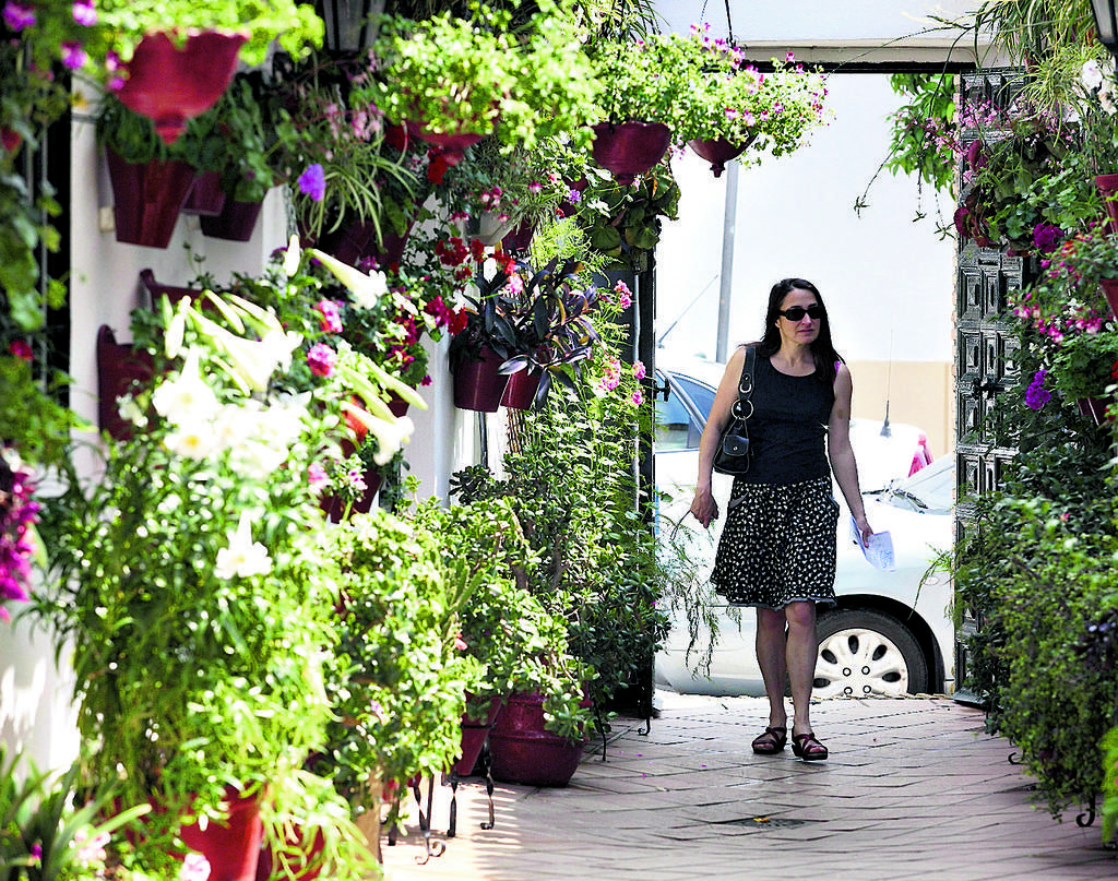 Decoración. Mostrar el esplendor de las flores cada inicio de la primavera es ya una tradición.(EFE)