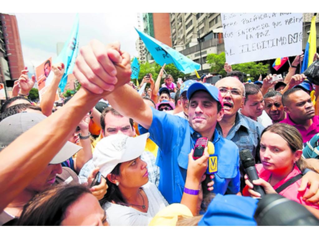 Henrique Capriles trata de impugnar los comicios.(EFE)