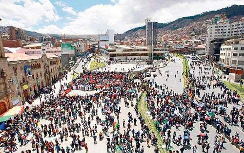 <p>Apoyo. Los obreros a favor de indígenas de la Amazonía.</p>