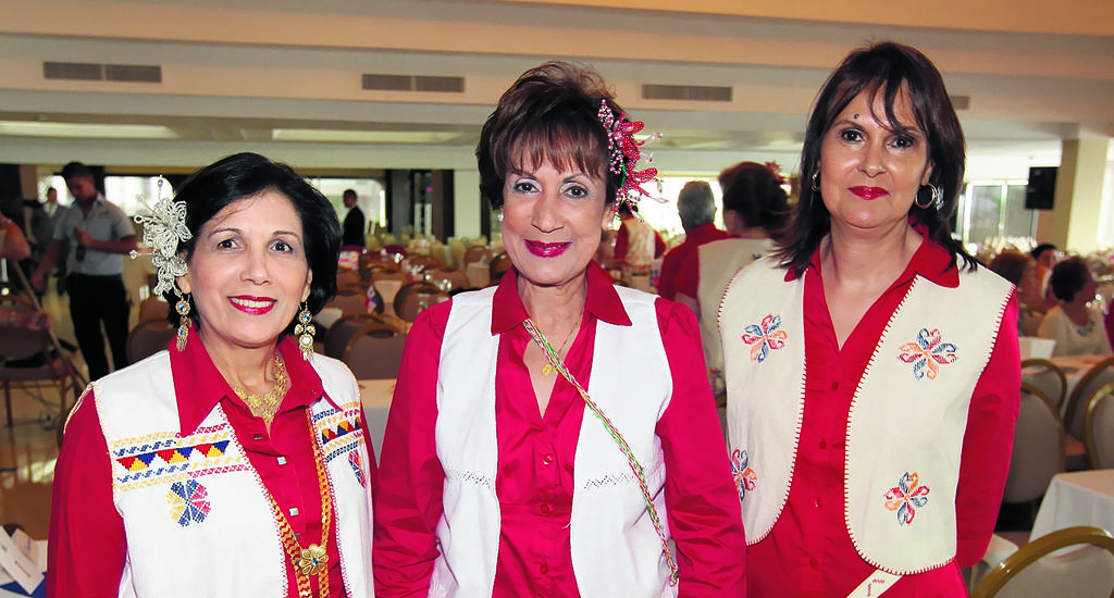 Rebecca de Velásquez, Hifalia Brid y Gisela Brid.(Abel Rodríguez)