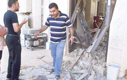 <p>Sin piedad. Una Iglesia católica fue destruida.</p>