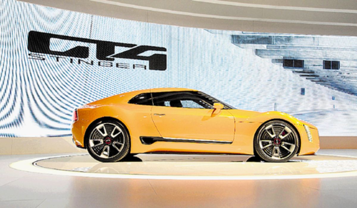La surcoreana Kia desveló un prototipo de deportivo 2+2, el agresivo GT4 Stinger.()