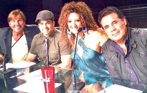 <p>Jurado. Ricardo Montaner, Jerry, Érika y Topy Mamery.</p>