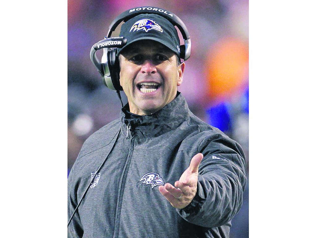 Ganador. John Harbaugh, técnico de los Ravens.(AP)