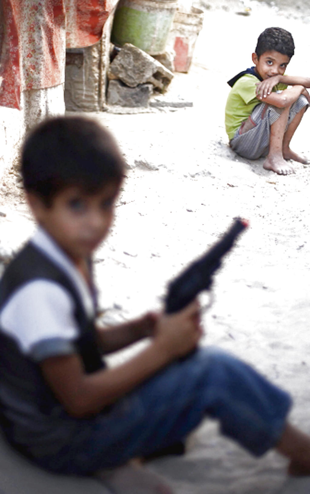 Niños entre la violencia.(EFE)