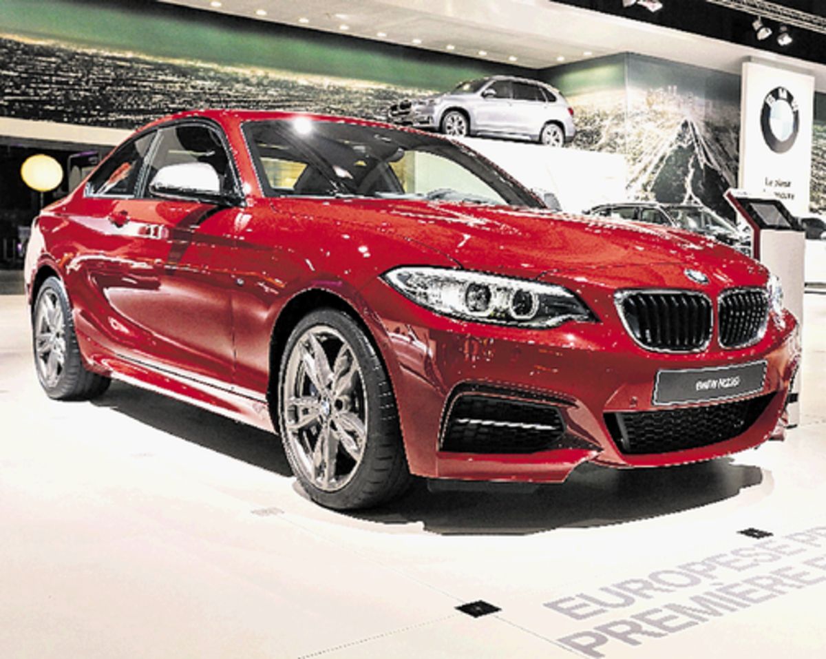 Un modelo del nuevo BMW M235i.()