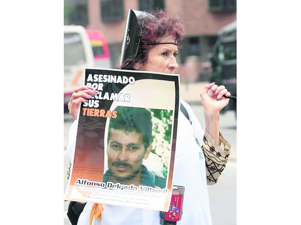 Realidad. Alfonso Delgado perdió la vida por sus tierras.(EFE)