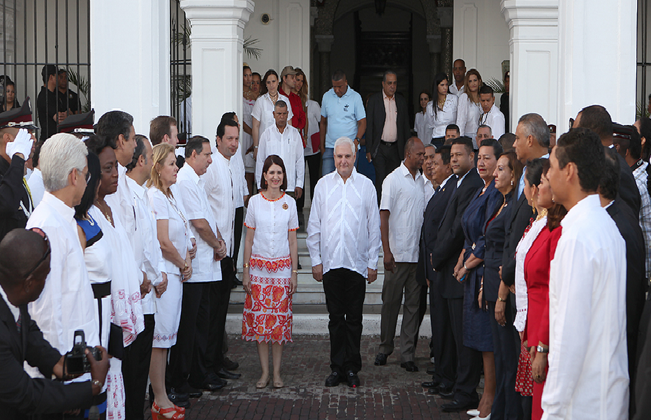 Actos protocolares del 3 de noviembre. Cortesía Presidencia.
