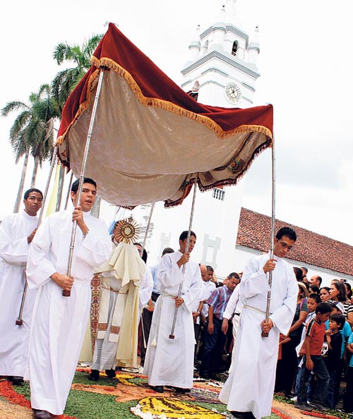 <p>Fecha. Este año la celebración del Corpus será el 23 de junio.</p>