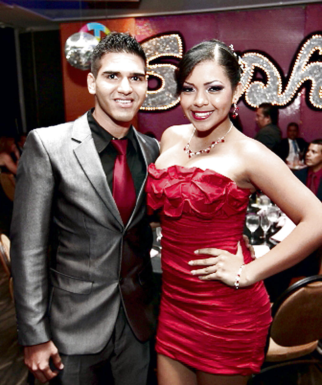 José Quirós y Thania Batista.()