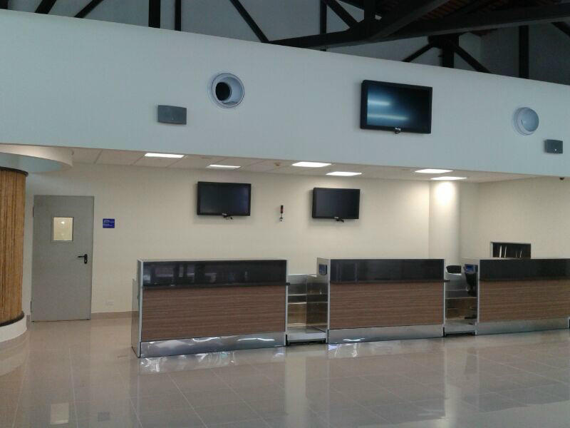 Instalaciones de la nueva terminal aérea. Foto/Carlos Lemos<br>