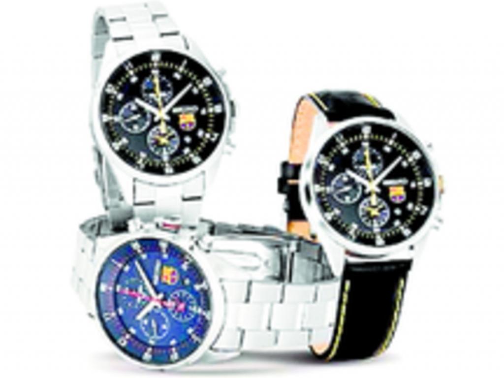 Otras marcas han creado relojes inspirados en otros equipos de fútbol como Seiko, cuya colección está dedicada a los fanáticos del FC Barcelona. Cuenta con tres relojes de diseño elegante, con el logo que identifica al equipo.