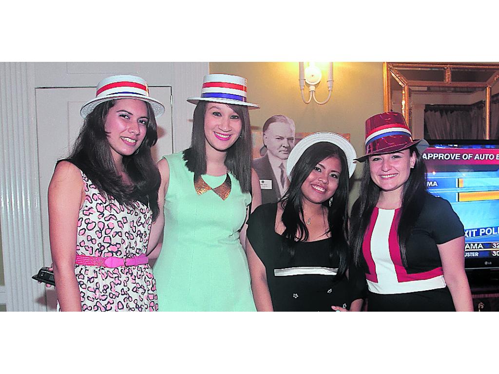 Kathya Araya, Kelly Ramírez, Joselin Alvarado y Virginia Campo.()