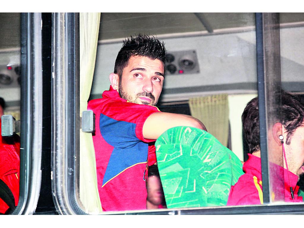 Ariete. Villa es el goleador histórico de España.()