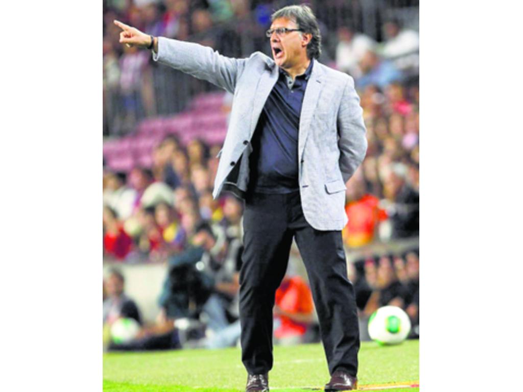 Gerardo Martino ganó su primer título con el Barcelona.(EFE)
