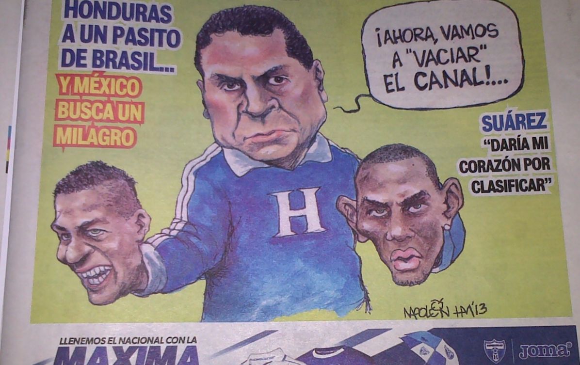 Las caricaturas también forman parte del optimismo. Foto/Eduardo González<br>