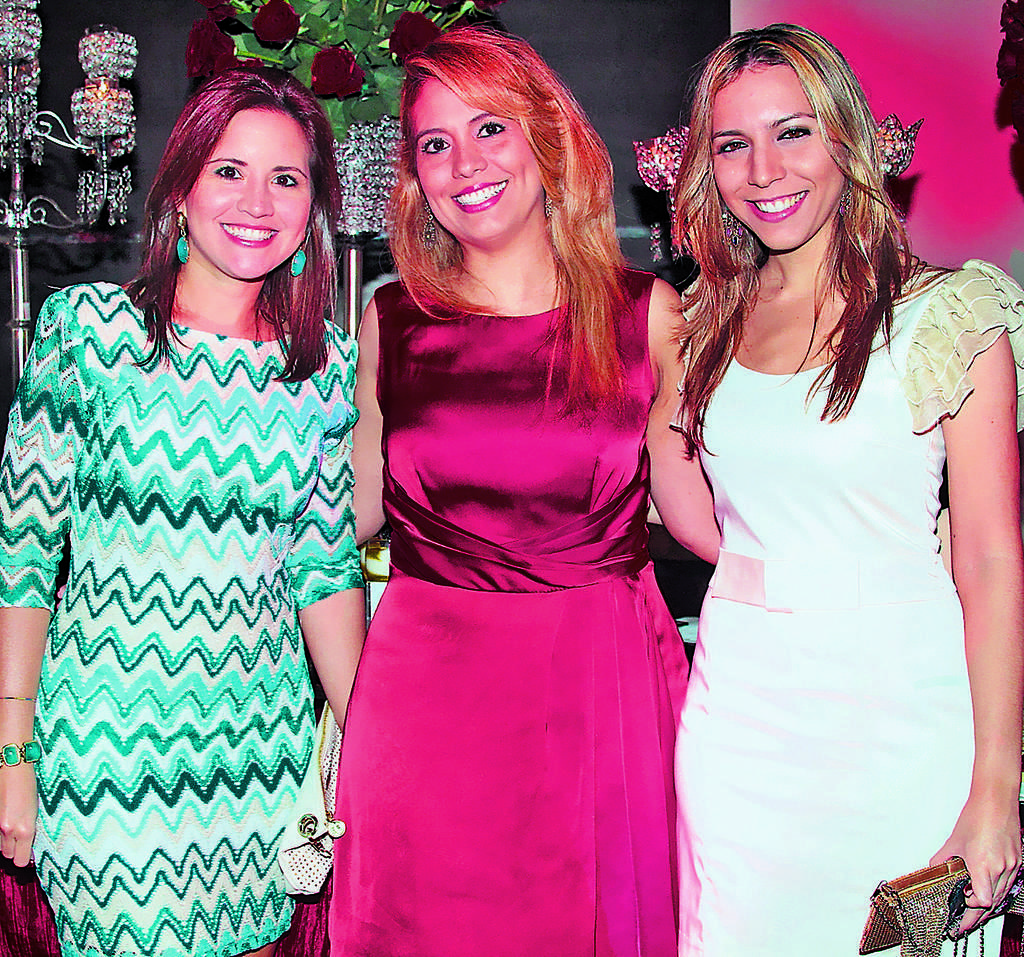 Tania Duncan, Leslie González y Jaemy Da Luz.()