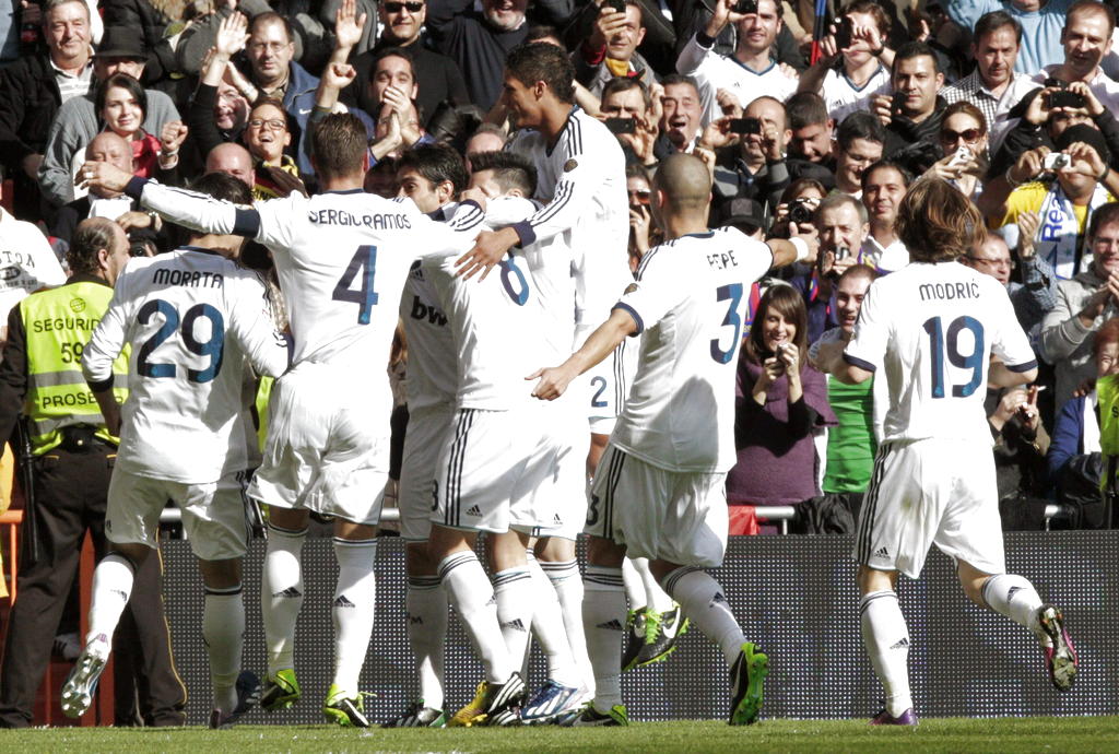 Jugadores del Real Madrid/EFE.<br>