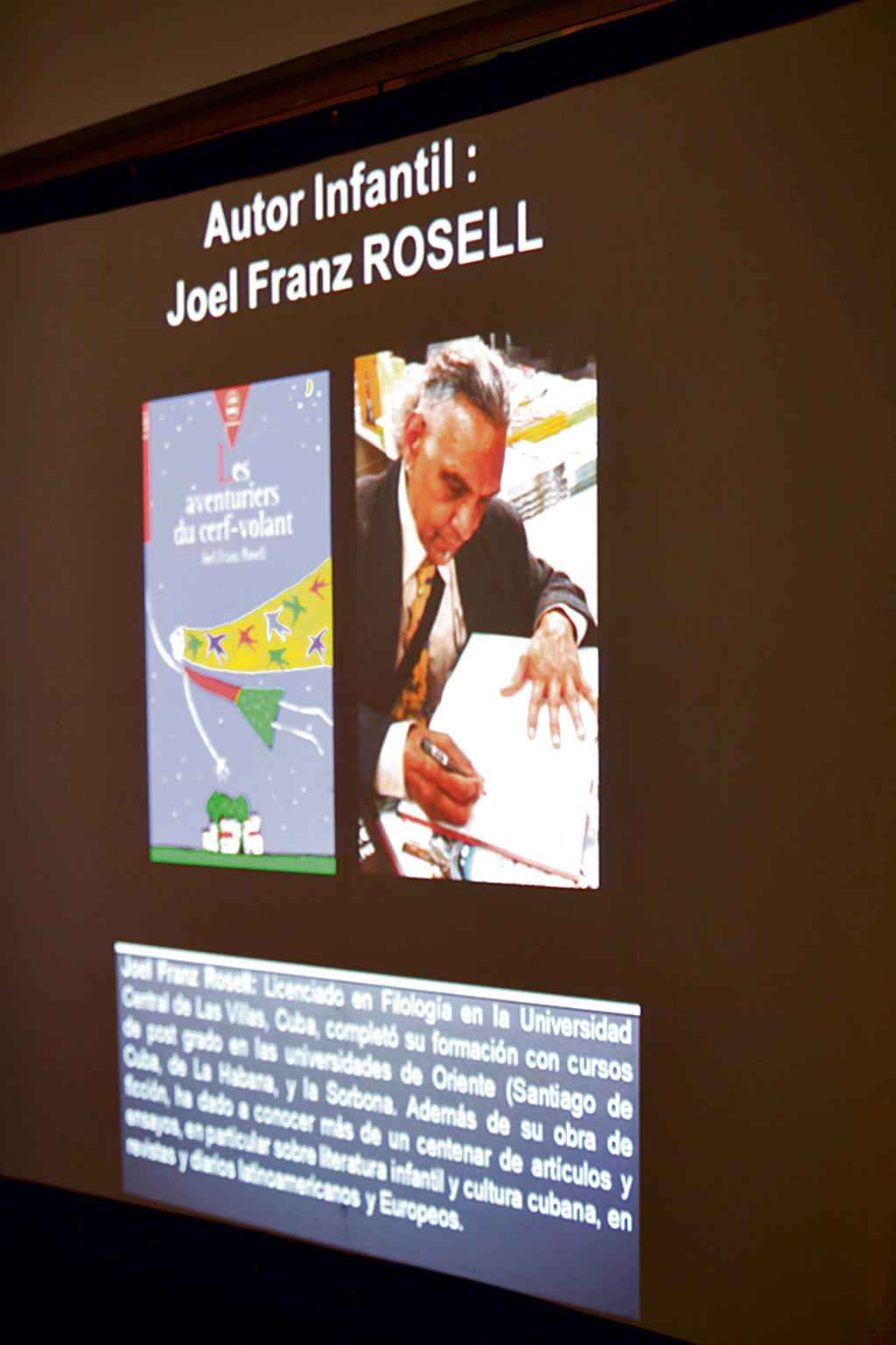 Invitado. Joel Franz Rossel, ilustrador y escritor.(Cortesía.)
