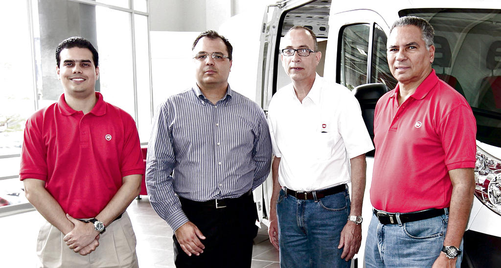 Miguel Galdames, Claudio Souza, Roberto Escobar y Federico Alvarado Brid.(Abel Rodríguez)