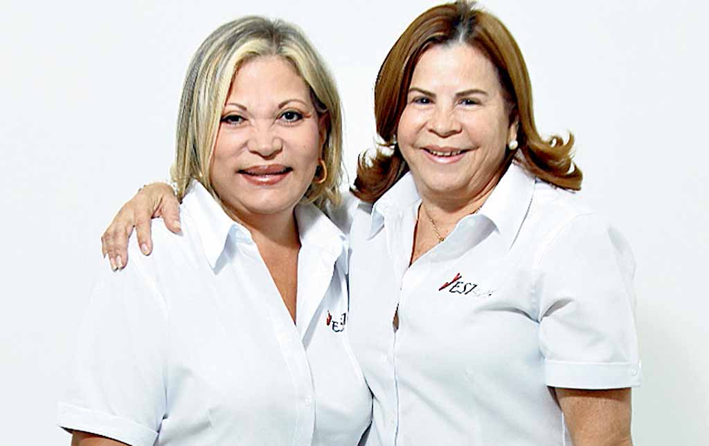 <p>Panameñas. Olga Silen y Sonia Eskildsen son las reponsables de traer las menorquinas a suelo canalero.</p>