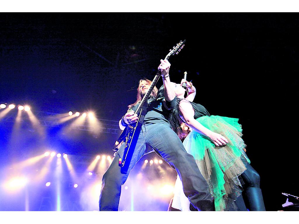 Cautivaron con su rock.(Abel Rodríguez)